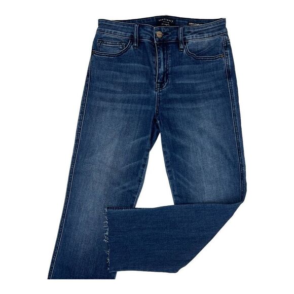 New Sanctuary Women US 29 Denim Blue Jeans Cropped Straight Medium Weight Casual - Picture 3 of 11